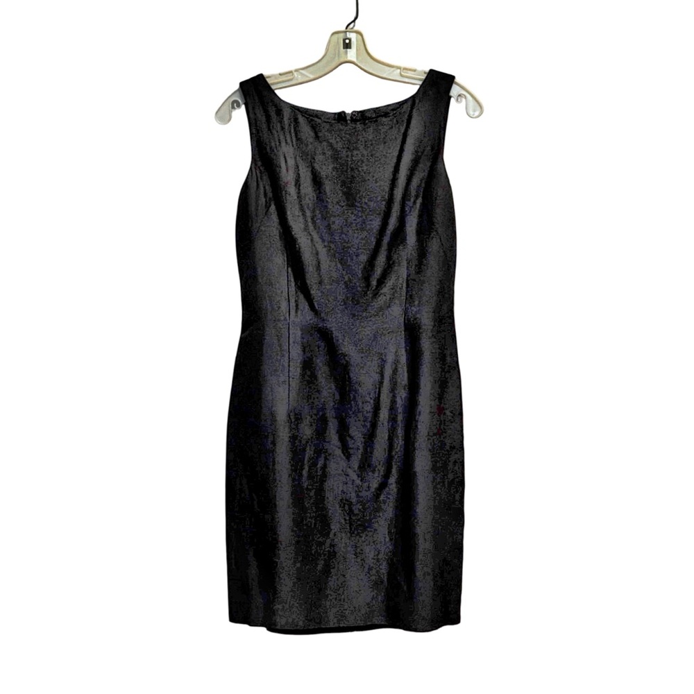Gruppo Americano Studio Black Sleeveless Dress | 4 | Layered Hem Modern Like-New